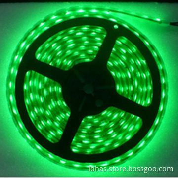 Green Flexible LED Strip with SMD 5050/18-2lm/LED, 30pcs/M,CE Standard & RoHS, long lifespan,safe.